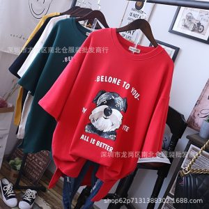 Summer plus size short-sleeved T-shirt women's clothing wholesale 1-5 yuan clothing source 1688 street stall running volume cheap new products