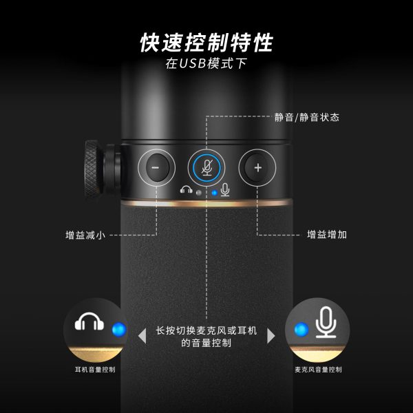 TONOR TD510 Recording, Podcasting, Music Studio Equipment, Game Broadcasting, USB XLR, Dynamic Microphone - Image 2