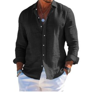 Hawaiian 3D printed shirt Amazon Independence popular lapel beach short-sleeved shirt