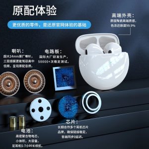 Bluetooth headset PRO6 wireless high sound quality sports super long listening to songs, suitable for Apple and Android