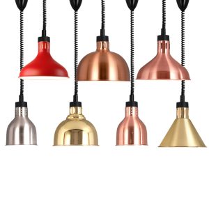 Food insulation lamp, catering hanging food heating lamp, cafeteria barbecue lamp, supermarket dry goods telescopic insulation lamp