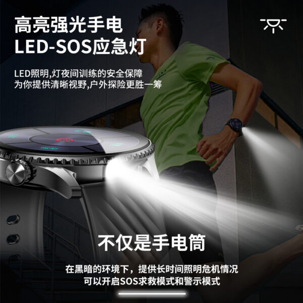 MT800 smart watch AMOLED1.56 inch color screen Bluetooth call ECG ECG monitoring offline payment cross-border payment - Image 4