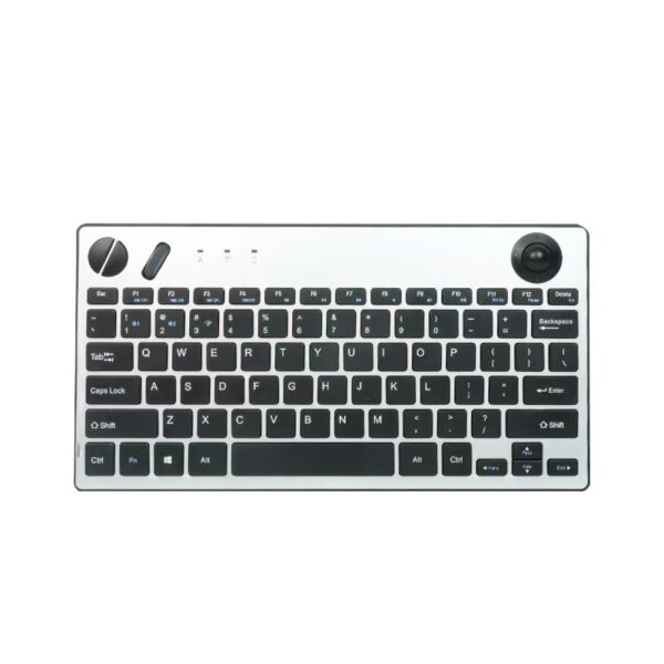 Wireless bluetooth trackball keyboard mute with multimedia buttons, scroll wheel, left and right keys, office computer machine keyboard - Image 5