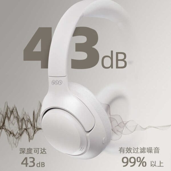 QCY H3 over-ear bluetooth headset ANC active noise cancellation true wireless sports ultra-long battery life game new model - Image 3