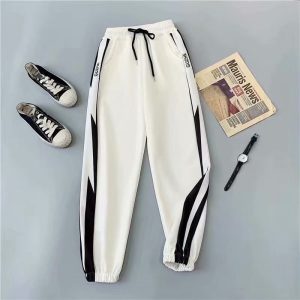 Sweatpants women's spring and autumn thin young students Korean version of Harajuku style loose slimming leggings slacks