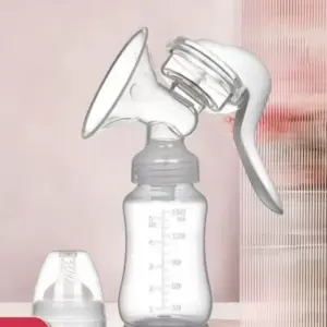 Purple Berry Rabbit manual breast pump suction power is large, postpartum manual breast milk collector massage portable silent milking