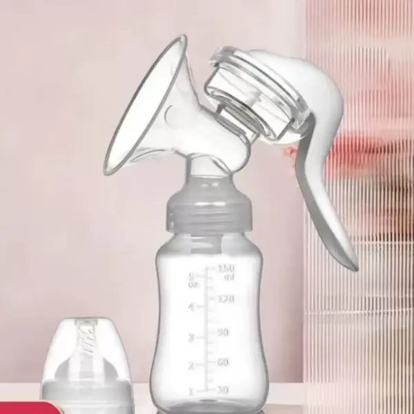 Purple Berry Rabbit manual breast pump suction power is large, postpartum manual breast milk collector massage portable silent milking