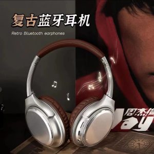Retro American head-mounted bluetooth headset ins net red Melatu with the same dopamine with wireless headset 901