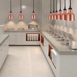 Food insulation lamp, catering hanging food heating lamp, cafeteria barbecue lamp, supermarket dry goods telescopic insulation lamp