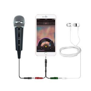 Condenser microphone plug and play home studio microphone recording mobile computer podcast mini desktop