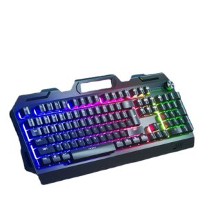 Wired luminous keyboard, mouse, headset set, electric machine, feel, desktop computer, notebook, punk keycaps