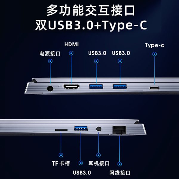 [Carefully selected] 9th generation Core i7 9750H laptop office design portable thin and light gaming laptop - Image 4