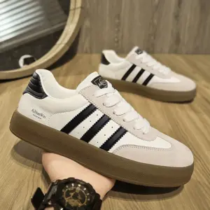 Official Clover German Training Shoes Men's 2025 New Autumn and Winter Versatile Casual Sneakers Soft Sole Sports Small White Tide Shoes