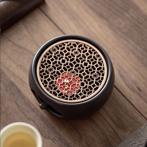 Japanese style candle boiling tea stove set warm tea stove base open flame roasted orange stove hot tea warm tea hot tea heating stove tea warmer