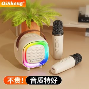 D8 microphone microphone audio integrated singer home karaoke speaker home KTV Bluetooth wireless kids portable