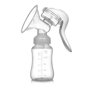 Purple Berry Rabbit manual breast pump suction power is large, postpartum manual breast milk collector massage portable silent milking