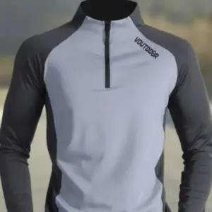 Outdoor city quick-drying clothes men's fitness sports long sleeves breathable stretch base training running casual coach top