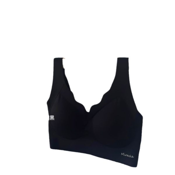New spring product 1866 corrugated snowy cloud feeling chest wrap beautiful back bra fixed cotton cup wide shoulder vest female without trace - Image 5