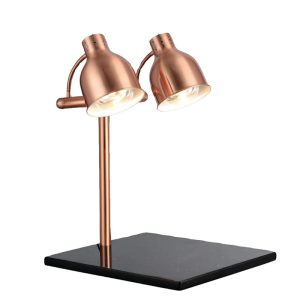 Marble Buffet Food Insulation Light Hotel Restaurant Catering Barbecue Warm Dish Heated Food Commercial Heating Food Lamp