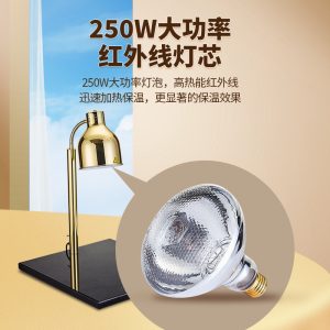 Buffet Food Insulation Lamp, Catering Heating Lamp, Food Heating Lamp, Marble Double-head Insulation Station, Insulation Table