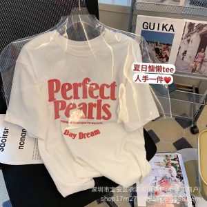 9.9 Free shipping a piece of drop shipping women's clothing 2025 new short-sleeved plus-size T-shirt wholesale 1 yuan summer stall source