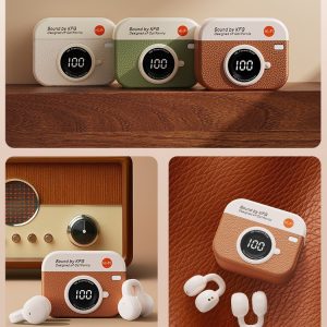 New Q87 Touch Ear Clip tws wireless in-ear noise canceling digital display e-sports bluetooth headset source factory wholesale