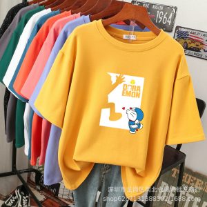 Summer plus size short-sleeved T-shirt women's clothing wholesale 1-5 yuan clothing source 1688 street stall running volume cheap new products