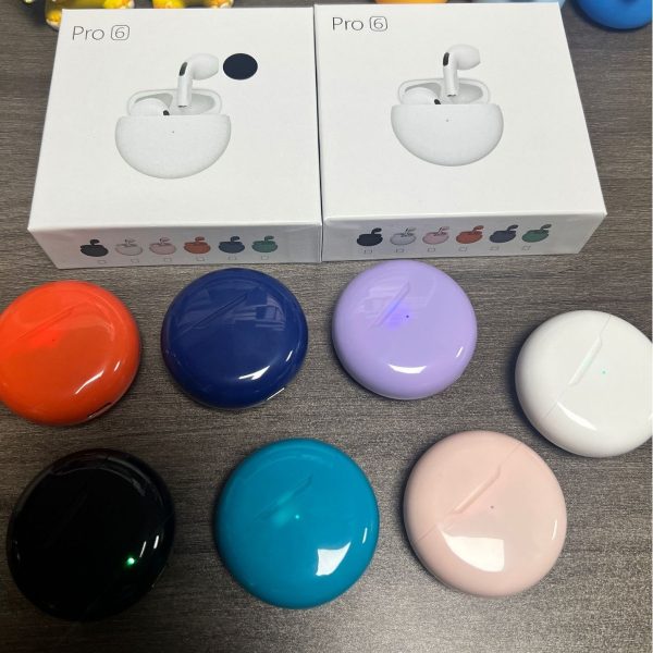 Cross-border new Pro6 bluetooth headset in-ear sports noise cancelling wireless J6 TWS binaural M10 Pro4 PRO5 - Image 4