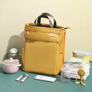 Xiaoya elephant mommy bag backpack new fashion large-capacity mommy bag mother and baby bag multi-functional go out and light