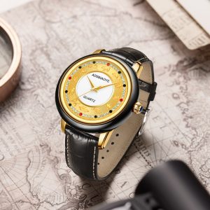 Ida Shi Hetian Jade Ink Jade Quartz Watch Zodiac Men's Watch Fully Automatic Non-mechanical Business Men's Watch