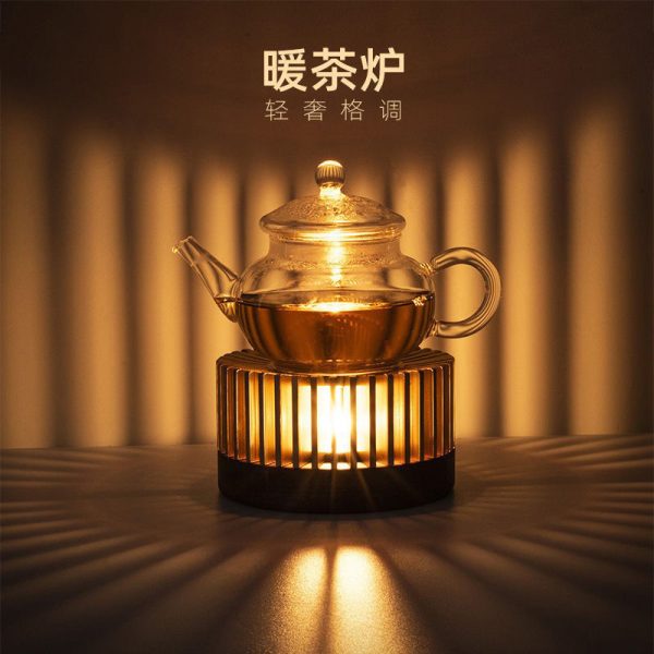 Chinese Tea Warmer, Teapot Base, Tea Warmer, Candle Heating, Fruit, Flower Tea, Thermal Insulation Handle, Pot Warmer, Tea Maker - Image 3