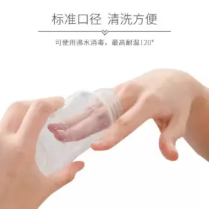 Purple Berry Rabbit manual breast pump suction power is large, postpartum manual breast milk collector massage portable silent milking
