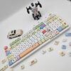 Crayon, new class, MOA, high keycaps, mechanical keyboard caps, customized personality, cute pink, sublimation, PBT keycaps