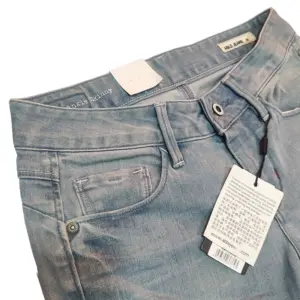 Brand discount counter women's C bomb Hertz wash aged slim skinny 9 points shallow mid hip jeans clear