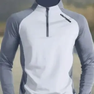 Outdoor city quick-drying clothes men's fitness sports long sleeves breathable stretch base training running casual coach top