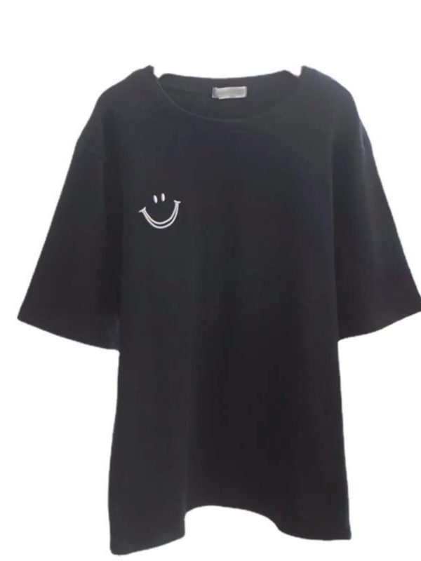 Loose oversized pullover top T-shirt Women's loose plus size pullover top T-shirt - Image 3