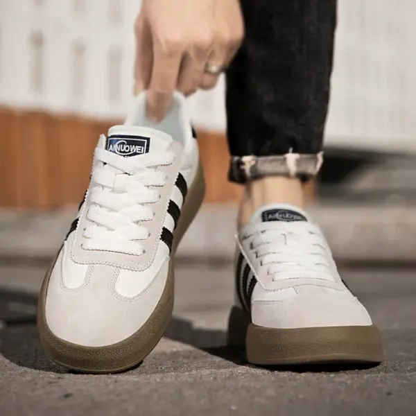 Official Clover German Training Shoes Men's 2025 New Autumn and Winter Versatile Casual Sneakers Soft Sole Sports Small White Tide Shoes