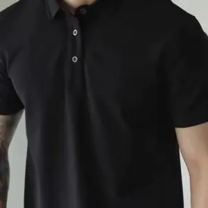 Men's solid color sports t-shirt, fitness trainer, short sleeve polo shirt, tight stretch running training, fitness quick-drying suit