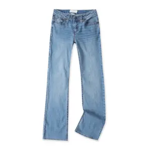 Z 6 10 Spring and Autumn New Foreign Trade Women's Youth Fashion Slim Simple and Versatile Natural Waist Straight Leg Jean Pants