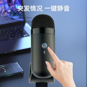 USB microphone, mobile phone, computer video recording, podcast, conference, voice game, PS4, PS5 desktop microphone