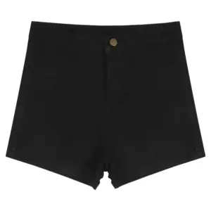 Black High Waist Denim Shorts Small Shorts Skinny Summer Outfit Boots Spice Girls Women's American Hot Hot Pants