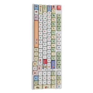 Crayon, new class, MOA, high keycaps, mechanical keyboard caps, customized personality, cute pink, sublimation, PBT keycaps