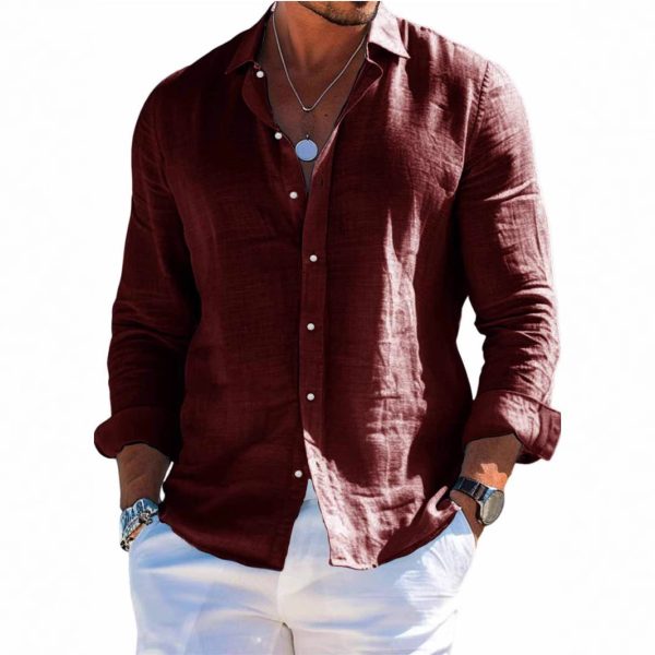 Hawaiian 3D printed shirt Amazon Independence popular lapel beach short-sleeved shirt - Image 3