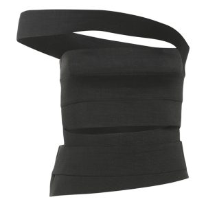 Cross-border European and American style spring new women's clothing solid color slim street fashion cross-collar suspender backless vest women