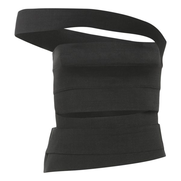 Cross-border European and American style spring new women's clothing solid color slim street fashion cross-collar suspender backless vest women - Image 5