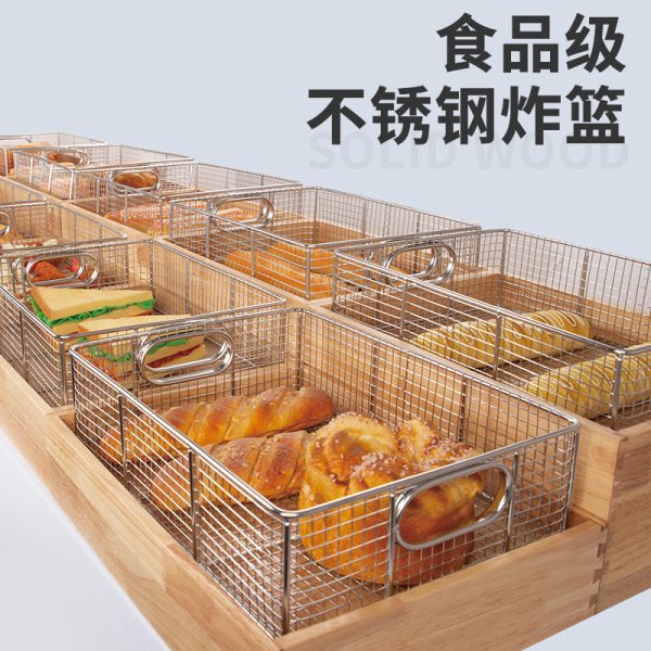 Buffet Food Insulation Lamp Catering Warm Food Potato Fritters Fried Frame Stainless Steel Basket Barbecue Heating Lamp Commercial - Image 2