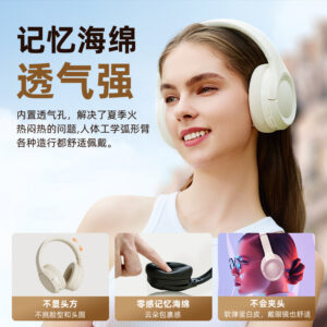 The new ANC active noise cancelling headset is an ultra-long battery life simple folding wireless gaming headset