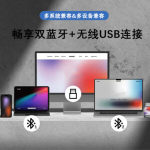 Wireless bluetooth trackball keyboard mute with multimedia buttons, scroll wheel, left and right keys, office computer machine keyboard