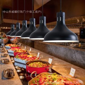 Food heating insulation chandelier, food insulation supermarket store, dry goods, nuts, stretch lifting, adjustable chandelier, stir-fry