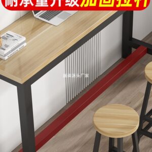 Computer desk, high table against the wall, café bench table, desk desk, simple bar counter, table and chair combination, balcony by window